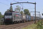 SBBCI 189 991 durchfahrt am 23 Augustus 2023 Hulten und ist eine der Wenige mit SDBB Cargo INternational Werbung.