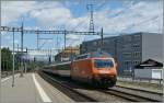 Die SBB Re 460 003-1 wirbt für EasyJet.