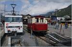 In Meiringen, neben der relativ kleinen  TRUDI  der (ex) MIB steht die Brünigbahn HGe 101 965-2, welche in ihrer Farbgebung auf 20 Jahre Zentralbahn hinweist. 


23. Aug. 2025