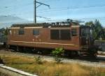 Re 4/4 (Re 425) 164  (Lengnau) der BLS, ex Ae 4/4 II 264, abgestellt am 30.09.2011 bei Bern, fotografiert aus einem fahrenden ICE.