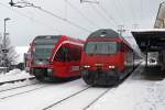 SBB: Zwei Tage nach Weihnachten ist in Solothurn der erste Schnee am Morgen des 27.