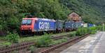 SBB 482 000-7 mit nem Müllzug gen Koblenz unterwegs. Kaub am Rhein 08.08.2025
