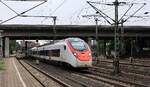 SBB RABe 501 008 + 057 Durchfahrt Bhf HH-Harburg.