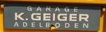 (278'153) - Routentafel - G A R A G E  K.