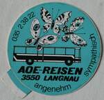 (244'885) - Kleber fr AOE-Reisen am 9.