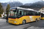 (284'780) - PostAuto Zentralschweiz - Nr. 406/OW 10'006/PID 5538 - Irisbus (ex Nr. 3; ex Dillier, Sarnen Nr. 3) am 10. Februar 2026 in Zernez, Post