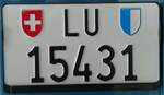 (241'742) - Nummernschild - LU 15'431 - am 22.