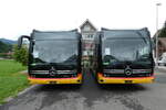 (278'023) - PostAuto Ostschweiz - PID 12'202 1 PID 12'201 - eMercedes am 25. Juli 2025 in Nesslau, Altherr