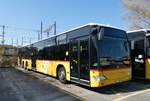 (285'595) - CarPostal Ouest - VD 617'055/PID 5220 - Mercedes (ex PostAuto Ostschweiz; ex PostAuto Ostschweiz Nr. 8) am 21. M�rz 2026 in Yverdon, Garage
