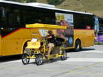 (238'401) - PostAuto-Tretvelo am 24. Juli 2022 in Ulrichen, PostAuto-Terminal