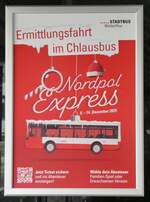 (282'437) - Plakat fr Chlausbus Nordpol Express am 15.