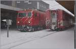 Schnee in Andermatt.