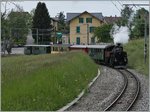 Noch ein letztes Bild, der von der HG 3/4 N° 3 geführte Riviera Belle Epoque kurz nach St-Légier auf der Fahrt nach Chaulin.