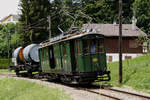 BC: Rollbockverkehr auf der Museumsbahn Blonay Chamby.