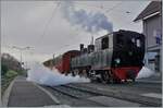 La DER de la Saison 2024! Herrlich dampfend verlässt die SEG G 2x 2/23 105 der Blonay Chamby Bahn mit ihrem Riviera Belle Epoque Zug den Bahnhof von Blonay. 

27. Okt. 2024