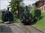 Während die BFD HG 3/4 N° 3 der Blonay Chamby Bahn in der Lokwartung kalt abgestellt ist, dampft die LEB G 3/3 N° 5 (Baujahr 1890) der Blonay Chamby Bahn zur Lokwartung und lässt herrlich ihre Nieten in der Sonne funkeln. 

4. Aug. 2024

