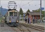 Les chemin de fer disparus - Die verschwundenen Bahnen (LLB 1915- 1967)

Der Leuk Leukerbad Bahn (LLB) Triebwagen mit der Anschrift ABFe 2/4 N° 10 der Blonay Chamby Bahn hat mit seinem Museumszug N° 1006 von Chaulin kommend, Blonay erreicht.

13. September 2025