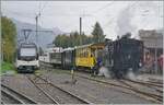Die BFD HG 3/4 N° 3 der Blonay - Chamby Bahn ist wieder in Blonay angekommen. Dem Dampfzug wurde in Chaulin der RhB Salonwagen As2	N° 2 (Baujahr 1903/SIG) beigegeben, da ab Blonay eine Gruppe angemeldet war. 

4. Oktober 2025