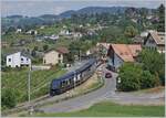 Der GPX 4065 von ZWEISIMMEN nach Montreux bei Planchamp.