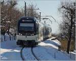 Kurz vor St-Légier Gare konnte ich den nach Vevey fahrenden CEV MVR SURF ABeh 2/6 7504 fotografieren.