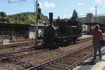 JS-35 und einer Kollegen-Fotografen im BIld am 17 Mai 2025 in BUrgdorf whrend das Spektakel  150 Jahre Emmentalbahn . 