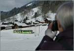 Der ASD Regionalzug erreicht in Kürze sein Ziel Les Diablerets.