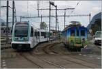 Der aus Les Diablerets auf Gleis 14 angekommene TPC ASD ABe 4/8 473  Glacier 3000  rangiert in Aigle. Der Zug wird auf Gleis 13 für die Fahrt nach Les Diablerets bereitgestellt. Dabei kommt es zu Zusammentreffen mit dem BCFe 4/4, später ABFe 4/4 und mit der Aufhebung der 1. Klasse zum heutigen BDe 4/4 n° 2 mutierten Triebwagen aus der Eröffnungszeit der ASD. 

3. Aug. 2024