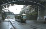 Im Mai 1980 waren die 1973 beschafften Be 8/8 die modernsten Fahrzeuge der Berner Straenbahn, hier Be 8/8 10 auf der Linie 5, 2009 wurden die letzten Triebwagen abgestellt