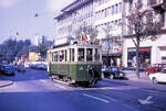 Berner Be 2/2 als Regelkurse am 28.September 1969: Wagen 38 in der Effingerstrasse.