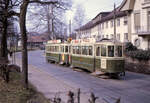 Die 3 neuen Anhänger von 1933: Der andere Drehgestellwagen 312 wurde ebenfalls 1973 ausrangiert, jedoch dann (ich glaube 1976) zum Speisewagen hergerichtet, passend zum Motorwagen 147.