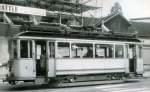 Strassenbahn Schwyz-Brunnen, Motorwagen 3 in Seewen (beim SBB-Bahnhof).