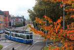 Herbstliches Zürich: Tram 2000 Nr.2042, Universität Irchel, 17.Oktober 2020 