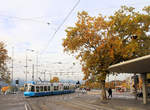 Herbstliches Zürich: Cobra 3007 mit Maske.