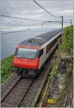 Impressionen vom nicht so gelungenen ersten  Umleitungswochenende  über die  Train des Vignes  Strecke infolge baubedingter Streckensperrung Vevey- Lausanne: Der Hilfszug XTmas 99 85 9177 004-0