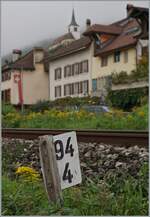 Ligerz, Kilometer 94.4 - von der Gegenseite her zeigt sich die Kilometertafel noch in gutem Zustand. Allem Anschein nach wird sie noch zwei bis drei Jahre gebraucht. 

8. Okt. 2025