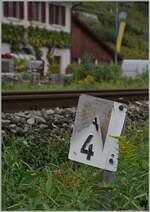 Ligerz, Kilometer 94.4 - und bereits blättert die Farbe ab. 

8. Okt. 2025