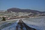 Giruno RABe 501 004 auf dem Weg nach Zürich nach dem Halt in Frick.