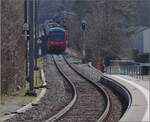 Hier kommen die Fast-Rentner Be 556 522, ein Tiefeinstiegswagen und ein nicht bekannter Be 556, hinten Be 556 527 vom Uetliberg zurück nach Uitikon-Waldegg.