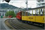 Nach der Revision ist der Bernina RhB ABe 4/4 N° 35 der Blonay Chamby Bahn wieder im Einsatz. Das Bild zeigt den Triebwagen bei seiner ersten Fahrt nach der Aufarbeitung mit den Riviera Belle Epoque Express beim Verlassen des Bahnhof von Vevey in Richtung Chaulin. 30. Juni 2024