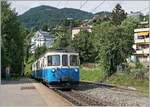 Der MOB ABDe 8/8 4001 SUISSE erreicht als Regionalzug 2352 von Montreux nach Les avant den Bahnhof von Fontanivent.