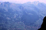 Ehemalige Station Eigerwand mit Blick auf Grindelwald.