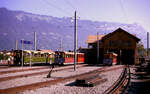 Widerswil station in August 1962.