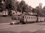 Ehemalige Vereinigte Bern-Worb-Bahnen VBW, Bern Kornhausplatz - Bolligen - Worb-Linie: Von der Kornhausbrücke zum Viktoriaplatz hinaufsteigend eine eher seltene Komposition mit einem kurzen,