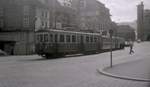 Ehemalige Vereinigte Bern-Worb-Bahnen VBW, Bern Kornhausplatz - Bolligen - Worb-Linie: Bern Kornhausplatz mit Triebwagen 41. 1963. 