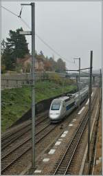 TGV  Lyria  auf dem Weg von Paris nach Zrich bei der Durchfahrt in Liestal.