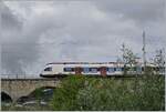 Ein SBB RABe 522 unterwegs von Biel/Bienne nach Meroux TGV auf dem 285 Meter langen Mösliviadukt kurz vor der Ankunft in Grenchen Nord.