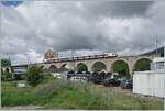 Ein SBB RABe 522 unterwegs von Biel/Bienne nach Meroux TGV auf dem 285 Meter langen Mösliviadukt kurz vor der Ankunft in Grenchen Nord.