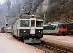 STB: Die Sensetalbahn hatte ihren Betrieb am 23.1.1904 aufgenommen.