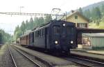 BDe 2/4 231 der EBT ist im Juli 1983 in Gnsbrunnen eingetroffen 