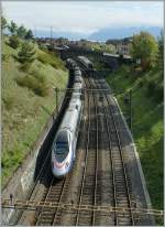 SBB ETR 610 als EC 39 bei der Einfahrt in Lausanne am 28.